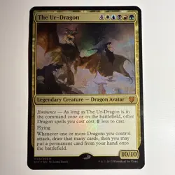 Magic the Gathering: The Ur-Dragon Oversized Foil Commander 2017 048/309 M NM - Image 1