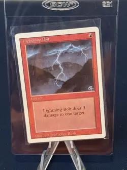 MTG - Magic The Gathering - Lightning Bolt X 4 - 3rd & 4th Ed. - LP/EX-NP/NM! - Image 3