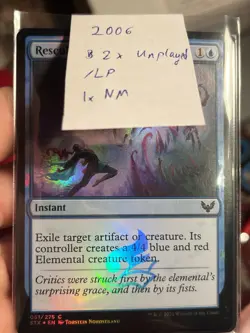 Foil Blue Lot Retro Aetherize + Slip Out The Back • Unplayed • Mtg (2006) - Image 5