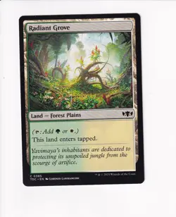 MAGIC THE GATHERING MTG COMMANDER: TARKIR: DRAGONSTORM RADIANT GROVE - Image 1