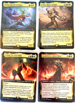 MTG Final Fantasy-Cloud Sephiroth Yuna Tifa Yshtola Tidus + Full Crystal Set - Image 2