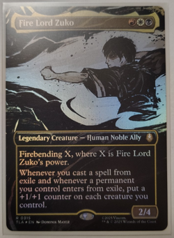 Fire Lord Zuko (Borderless) Avatar: The Last Airbender Foil - Image 1