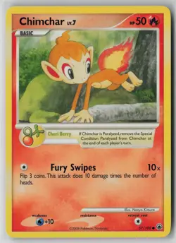 Chimchar 57/100 Pokemon TCG Majestic Dawn Card Lightly Played (LP) 1 - Image 1