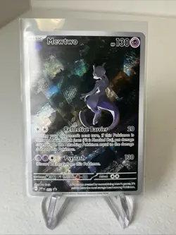 Pokemon Mewtwo SVP 052 Black Star Promo Scarlet and Violet Card - Image 1