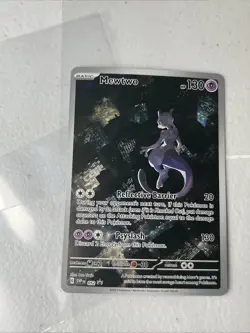 Pokemon Mewtwo SVP 052 Black Star Promo Scarlet and Violet Card - Image 2