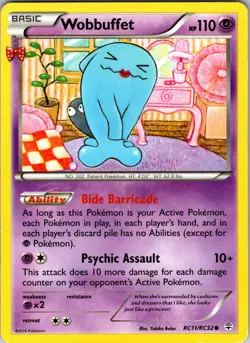 Wobbuffet RC11/RC32 Generations: Radiant Collection Pokemon TCG NM - Image 1