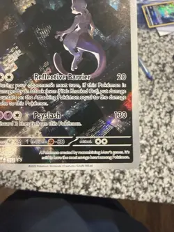Pokemon Mewtwo 052 Promo Card Scarlet & Violet TCG Near Mint Condition - Image 4