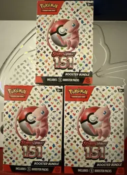 Pokemon TCG Scarlet and Violet 151 Booster Bundle - Lot of 3 Sealed Boxes - Image 2