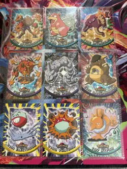 Vintage Topps Pokemon 22 Card Lot Bundle Collection Blue Label NM - Image 1