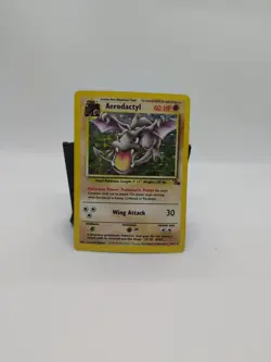 Pokemon TCG Aerodactyl 1/62 Fossil Holo Jungle Limited Edition MP - Image 1