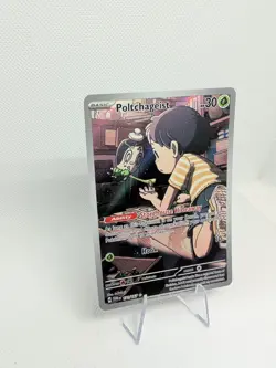 Pokemon TCG Poltchageist 171/167 Twilight Masquerade Full Art Holo Near Mint - Image 3