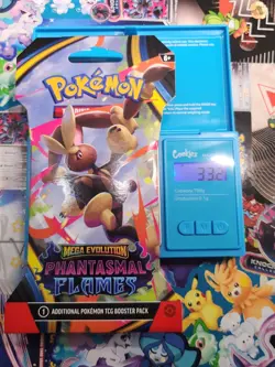 VERY HEAVY! 33.2g Phantasmal Flames Pokemon TCG Sleeved Booster Pack (SEALED)✅ - Image 1