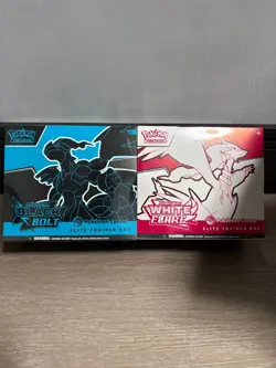 Pokemon TCG Pokemon Center White Flare & Black Bolt ETB Elite Trainer Box ✅ - Image 1
