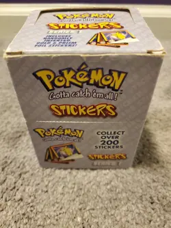 1999 Artbox Pokemon Series 1 Sticker Box - 30 Packs Sealed / Box Opened/damage 601139116206 - Image 3