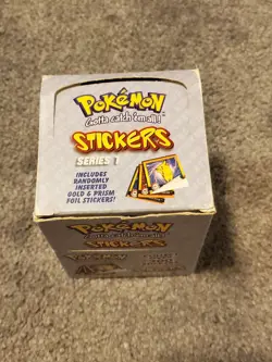 1999 Artbox Pokemon Series 1 Sticker Box - 30 Packs Sealed / Box Opened/damage 601139116206 - Image 4