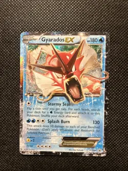 Pokemon TCG Gyarados EX XY106 Holo Rare Black Star Promos LP - Image 1