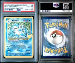 PSA 10 Blastoise #2 Pokemon Celebrations Classic Collection - Image 2