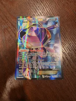 Pokemon Genesect EX TCG Fates Collide Holo Ultra Rare Full Art 120/124 - Image 1