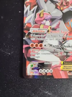 Team Magma’s GROUDON EX Full Art 15/34. Pokemon Double Crisis NM - Image 3