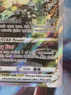 Pokemon TCG: Leafeon VSTAR GG35/GG70 Crown Zenith: Galarian Gallery NM - Image 4