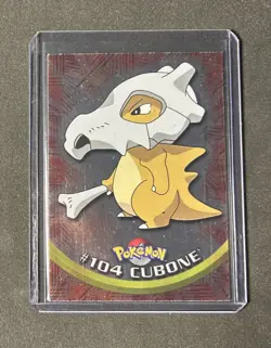 2000 Topps Pokemon TV Animation Edition Series 2 Foil #104 CUBONE - Image 3