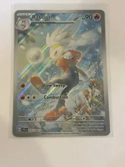 Raboot Illustration Rare 147/142 Pokemon Stellar Crown 2025 - Image 1