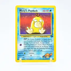 Misty's Psyduck - 90/132 Gym Challenge Unlimited Common Pokemon - NM - Image 1