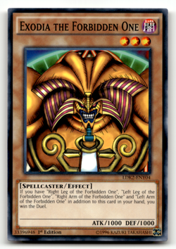 Exodia the Forbidden One LDK2-ENY04 1st Edition Common Legendary Decks II LP - Image 1