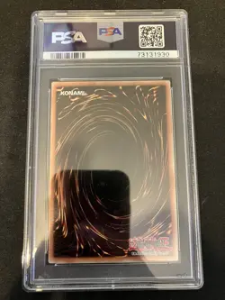 Yu-Gi-Oh! PSA 10 GEM MINT The Dark Magicians Starlight Rare BACH-EN100 1st Ed - Image 2