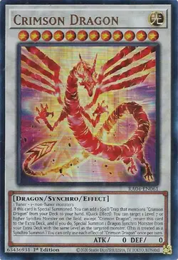Quarter Century Stampede #RA04-EN061 Crimson Dragon (UR) - Image 1