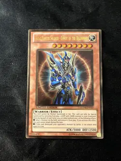 Yugioh 1x Black Luster Soldier - Envoy Of The Beginning GLD4-EN013 Limited Ed NM - Image 1