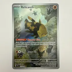 Pokemon Card Relicanth 173/162 Temporal Forces Holo Illustration Rare - Image 1