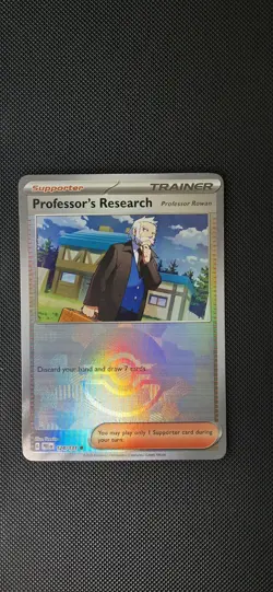Pokemon TCG Professor's Research Pokeball Reverse Holo Trainer Card 124/131 X2 - Image 2
