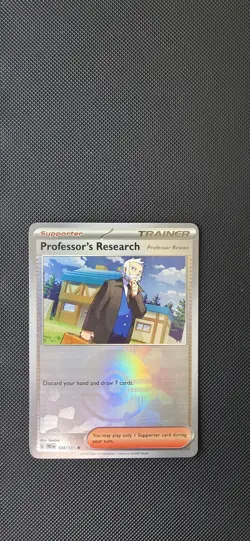 Pokemon TCG Professor's Research Pokeball Reverse Holo Trainer Card 124/131 X2 - Image 4
