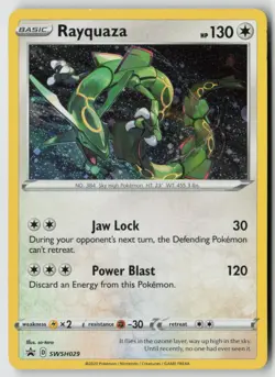 Rayquaza - SWSH029 - SWSH: Sword & Shield Promo Cards Holo - PTCG - LP - Image 1