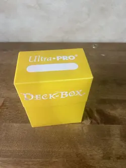 Ultra Pro 80 Card Deck Box - Yellow - Image 2