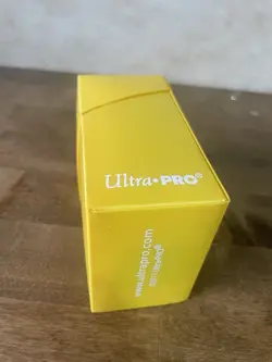 Ultra Pro 80 Card Deck Box - Yellow - Image 4