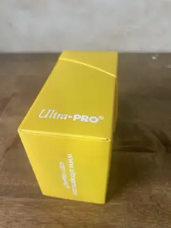 Ultra Pro 80 Card Deck Box - Yellow - Image 5