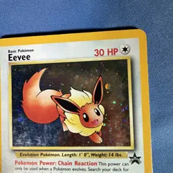 Pokemon Card - Eevee #11 Holo WoTC Black Star Promo - Image 3
