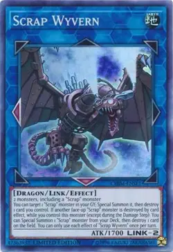 Scrap Wyvern - CHIM-ENSE1 - Super Rare - Limited Edition Near Mint Yugioh! Card - Image 1