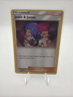 Pokemon Jesse James Holo Rare Card 58/68 Hidden Fates Near Mint - Image 1