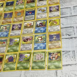 Pokemon 1999 Pokemon Jungle - Lot of 70 Cards Vintage Vtg Card - LP-LP+ Nintendo - Image 2