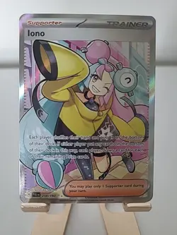 Iono 254/193 Holo Ultra rare [NM] - Paldea Evolved 2023 - Pokemon TCG Card - Image 1