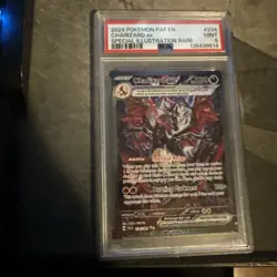 Pokemon TCG Charizard EX Paldean Fates Illustration Rare Card 234/091 PSA 9 - Image 1