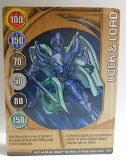 Bakugan Card - Lock & Load - Copper Gate Card - BA261 - 18/48c - 2008 - Image 1