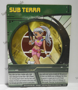 Bakugan Card - Subterra - Green Ability Card - BA179 - 47/48 - 2008 - Image 1