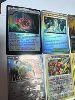 Holo Treasure/steel Pokemon Cards (Pokemon/magic The Gathering) 6 Card Lot - Image 1