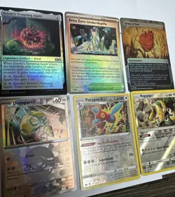Holo Treasure/steel Pokemon Cards (Pokemon/magic The Gathering) 6 Card Lot - Image 3
