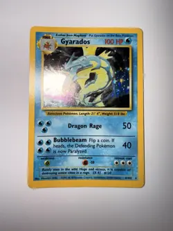 GYARADOS 1999 Base Set Holo Near Mint Pokemon Card 6/102 WOTC TCG - Image 1