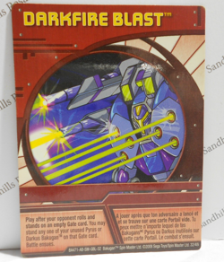 Bakugan Card - Darkfire Blast - Red Ability Card - BA471 - 32/48i - 2008 - Image 1